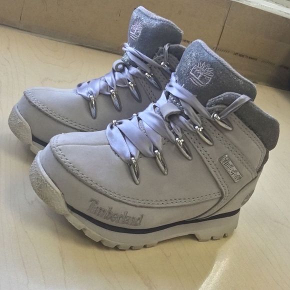 Kids Toddler Timberland Boots Grey size 8 - Picture 2 of 7